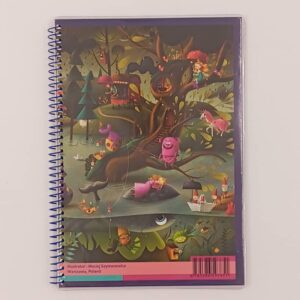 دفتر 50 برگ سیمی مجلد لاین نوت LINE NOTE