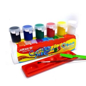 گواش 6 رنگ آریا