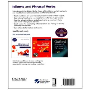 کتاب Idioms and Phrasal Verbs Advanced اثر Ruth Gairns And Stuart Redman