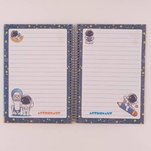 دفتر حاشیه دار 100 برگ جلد سخت سیمی هیرو HERO