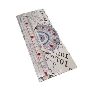 ست خط کش و گونیا و نقاله پیرسز  Piersez مدل سالید Solid بسته 4 عددی