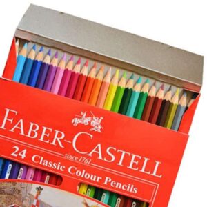 مداد رنگی 24 رنگ فابرکاستل Faber castell مدل کلاسیک
