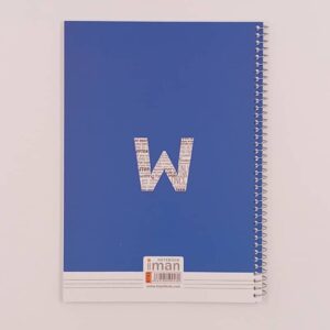 دفتر زبان 3 خط 60 برگ سیمی ایمان IMAN