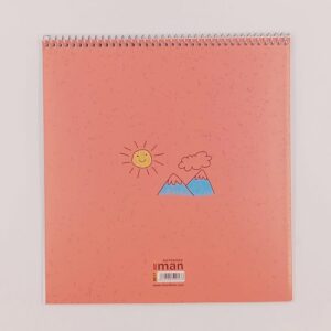 دفتر نقاشی 30 برگ سیمی جلد معمولی ایمان IMAN کد 9017