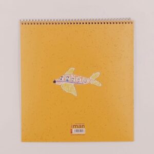 دفتر نقاشی 30 برگ سیمی جلد معمولی ایمان IMAN کد 9017