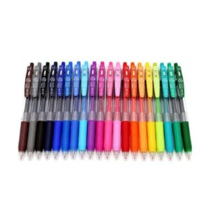 روان نویس 20 رنگ زبرا Zebra مدل ساراسا کلیپ Sarasa Clip با قطر نوشتاری 0.5 میلی متر