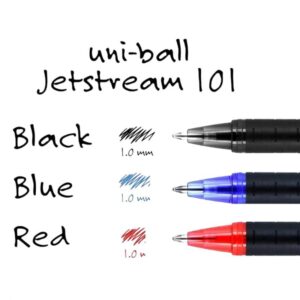 روان نویس یونی بال Uni Ball مدل جت استریم Jetstream با قطر نوشتاری 1.0 میلی متر